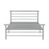 Orion 4FT Bed - Silver